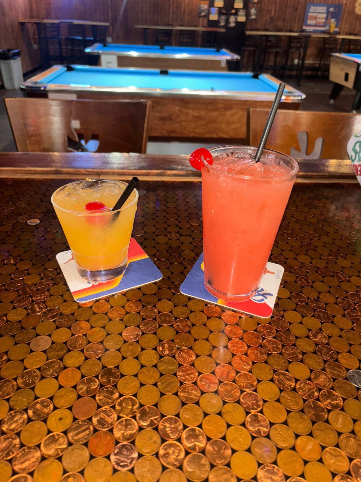 Whiskey cocktail on the rocks